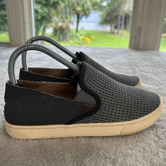 OluKai Pehuea Classic Lightweight Slip-on Sneaker Womens 7.5 Drop-In Heel - Picture 3 of 5